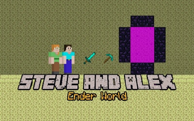Steve And Alex Ender World 🕹️ Play Now on GamePix