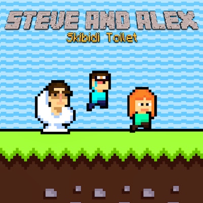 Steve and Alex Skibidi Toilet By Gamepix