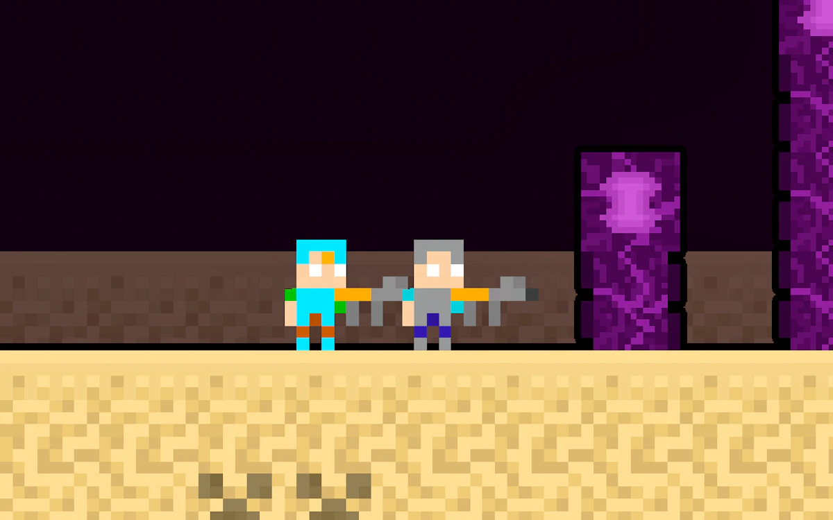 Play Steve and Alex TheEnd — free online Two Player game