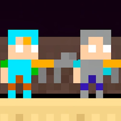 Steve and Alex TheEnd By Gamepix