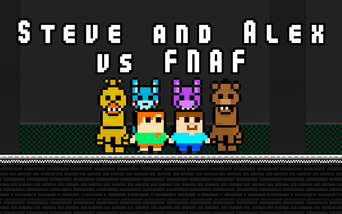 Play Steve and Alex vs Fnaf — free online Monster game