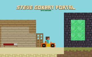 Steve Go Kart Portal game cover