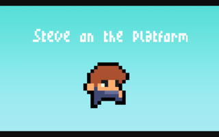 Steve On The Platform game cover