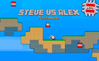 Steve Vs Alex Rocketman game cover