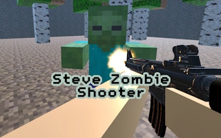 Steve Zombie Shooter game cover