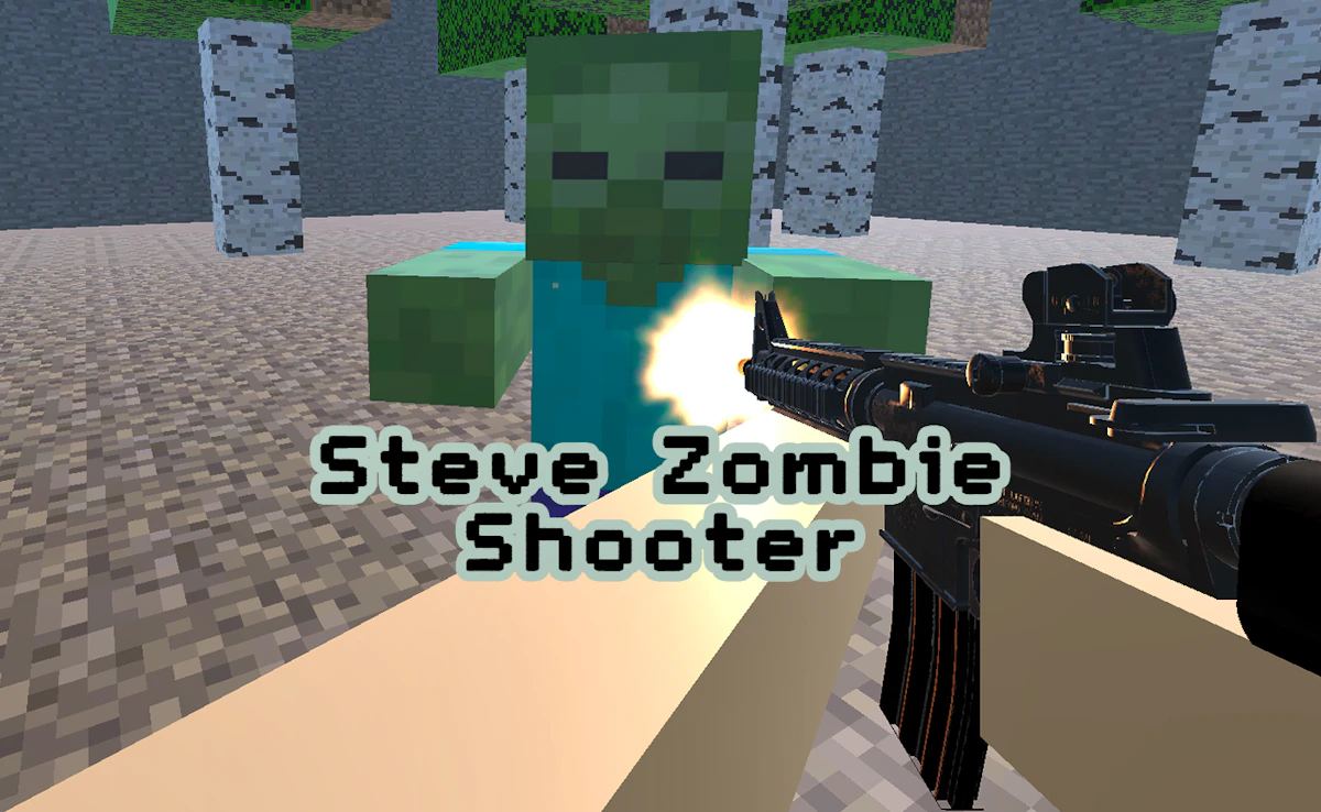 Play Steve Zombie Shooter — free online Pixel game