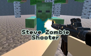 Steve Zombie Shooter game cover