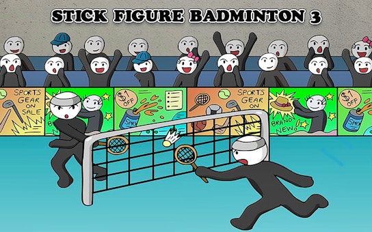 Stick Figure Badminton 3 Play Now on GamePix