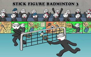 Stick Figure Badminton 3