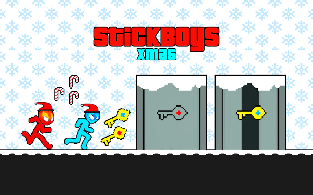 Play StickBoys Xmas — free online Two Player game