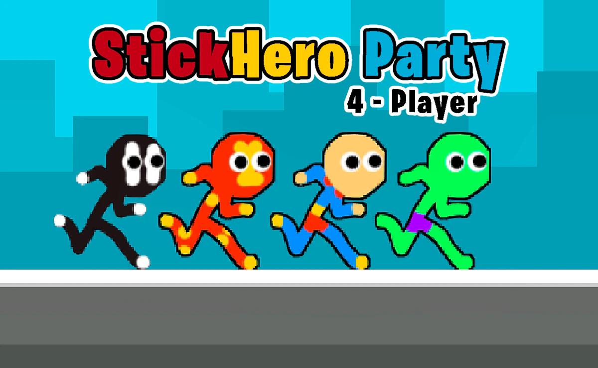 Play Stickhero Party 4 Player — free online Two Player game