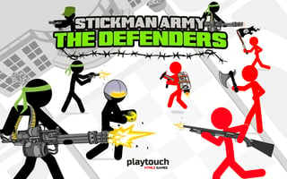 Stickman--army The Defenders game cover