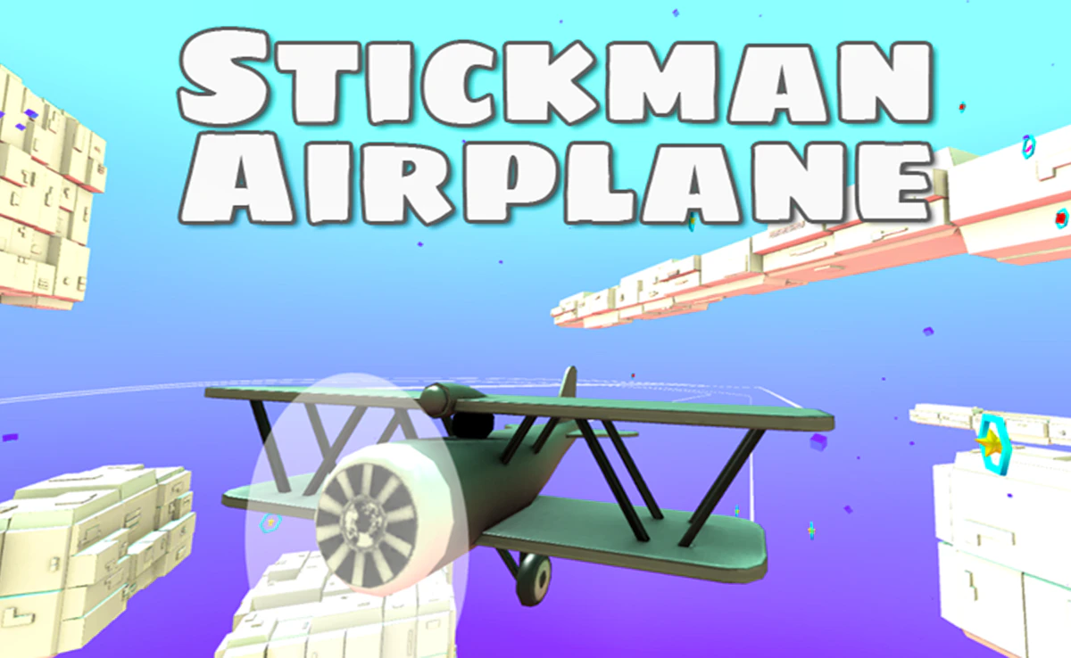 Play Stickman Airplane — free online Racing game