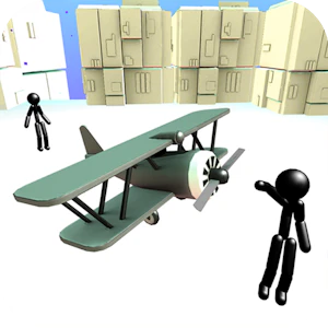 Stickman Airplane Thumbnail