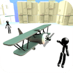 Stickman Airplane banner