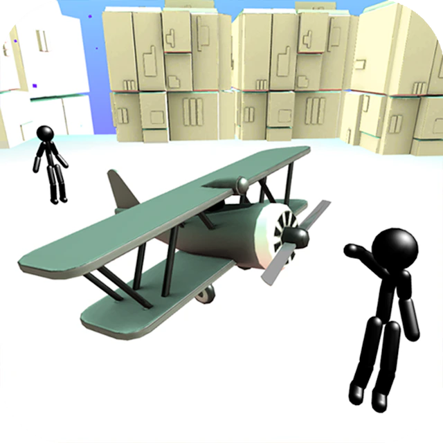 Stickman Airplane game thumbnail