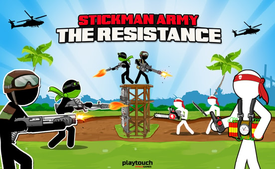 Stickman Fight Shooting Game