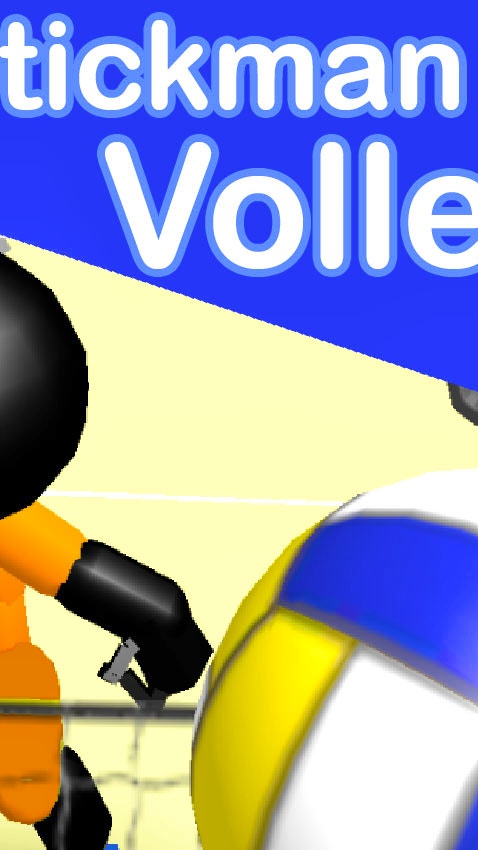 Stickman Beach Volleyball