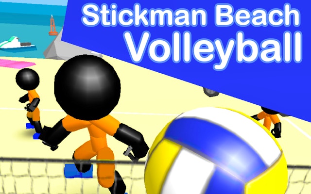 Stickman Beach Volleyball