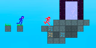 Stickman Blockworld Parkour 2 thumbnail