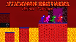 Stickman Brothers Nether Parkour