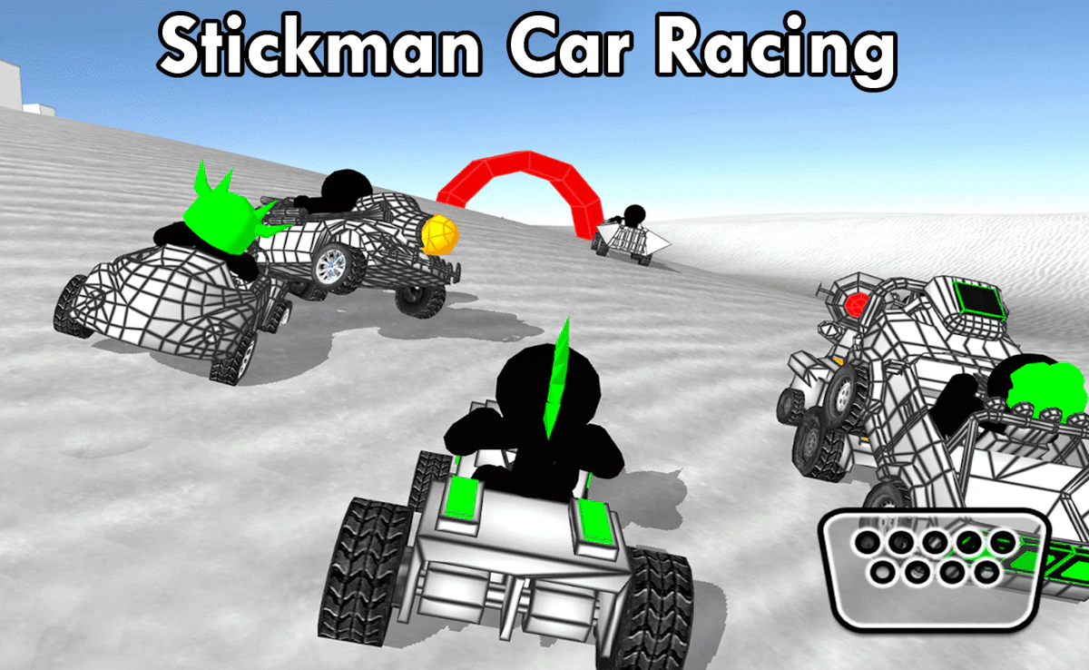Play Stickman Car Racing — free online Sports game