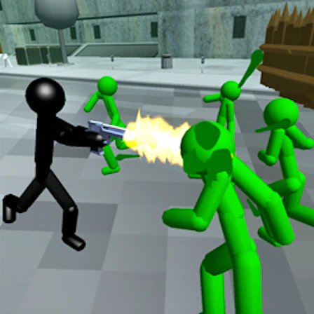 Stickman Zombie Shooting 3D game thumbnail
