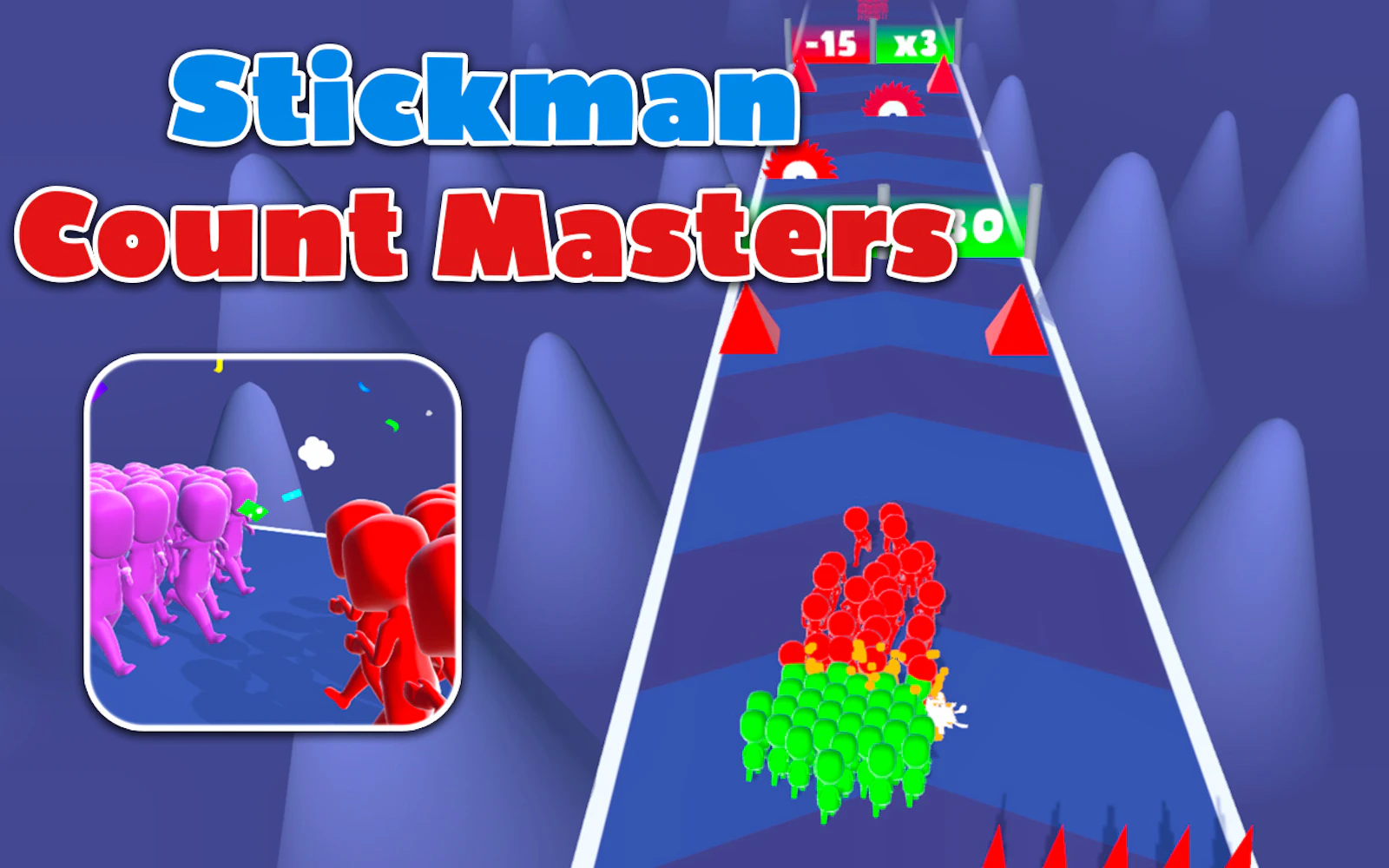 Stickman Count Masters — free online stickman game on Glaze Games