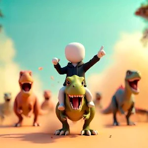 Stickman. Dinosaur arena Thumbnail