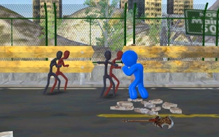 Stickman Fighter 3d: Fists Of Rage game cover