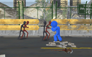 Stickman Fighter 3d: Fists Of Rage game cover