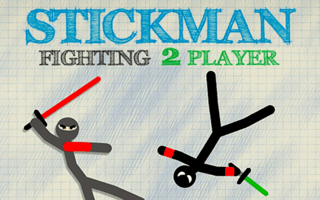 Stickman Fighting 2 Player game cover