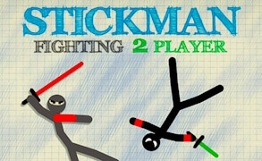 Stickman Fighting 2 Player game cover