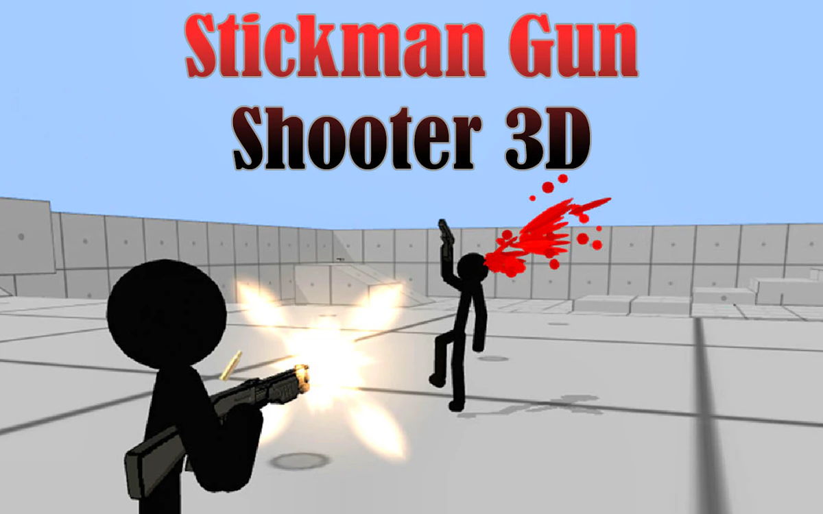 Play Stickman Gun Shooter 3D — free online Stickman game