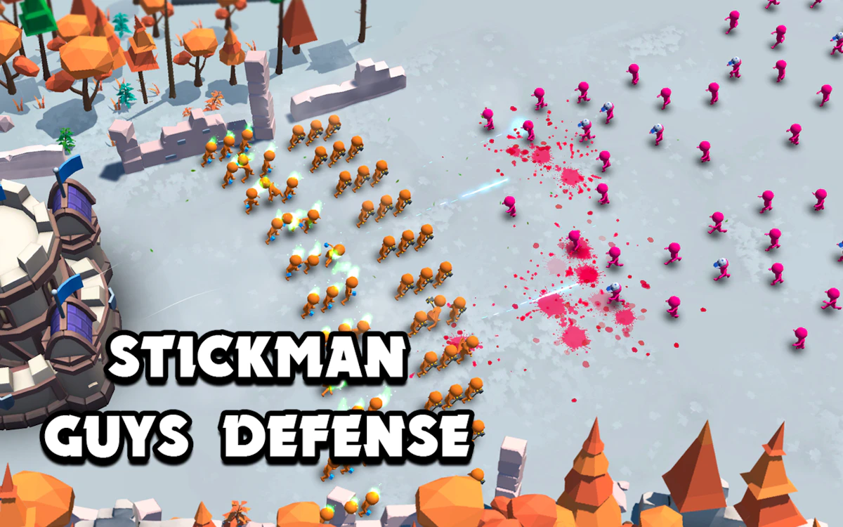 Play Stickman Guys Defense — free online Stickman game