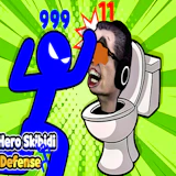 Stickman Hero Skibidi Tower Defense