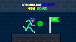 Stickman Huggy 456 Squid