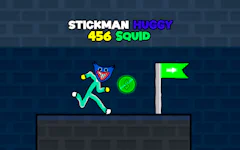 Stickman Huggy 456 Squid
