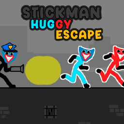 Juega gratis a Stickman Huggy Escape
