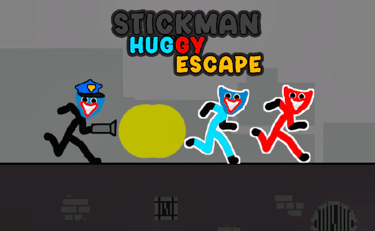 Play Stickman Huggy Escape — free online Adventure game
