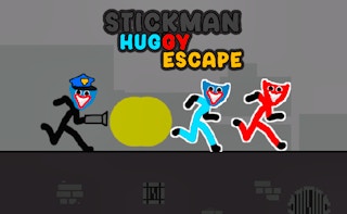 Juega gratis a Stickman Huggy Escape