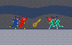 Stickman Huggy Party Duo