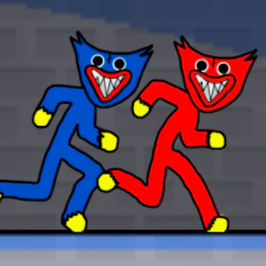 Stickman Huggy Party Duo
