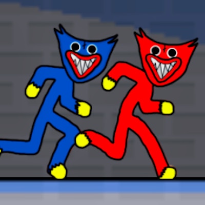Stickman Huggy Party Duo By Gamepix