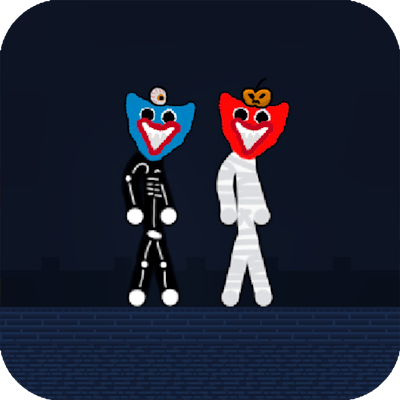 Stickman Huggy Spooky Holiday By Gamepix