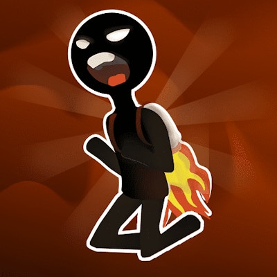 Stickman Jetpack By Gamepix