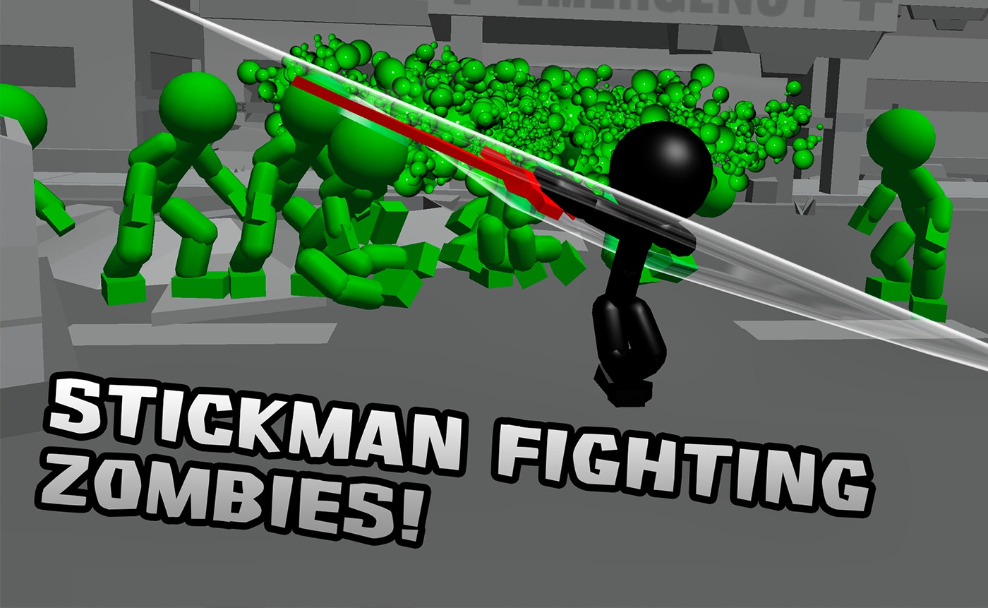 Stickman Killing Zombie 3D