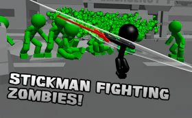 Stickman Killing Zombie 3D - Free Online Browser Game