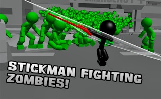 Stickman Killing Zombie 3d game cover