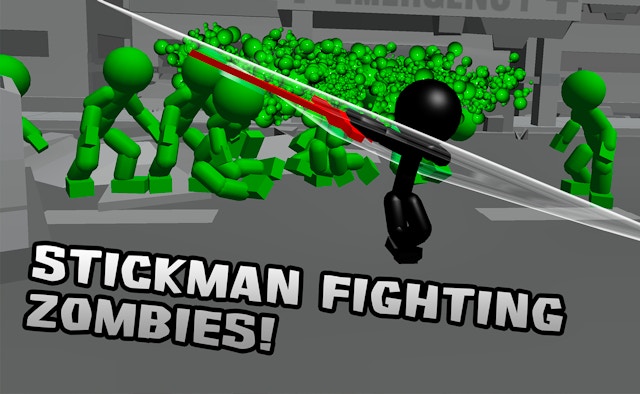 Stickman Killing Zombie 3D game cover